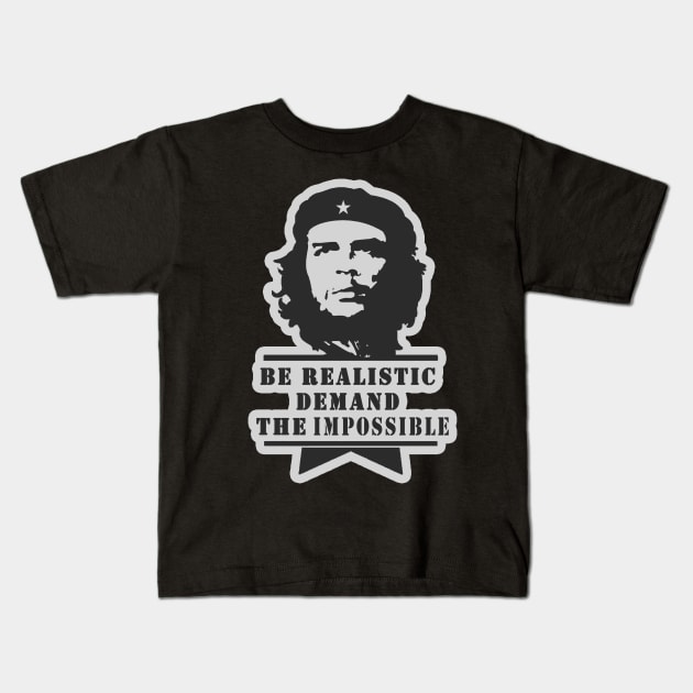 realistic che guevara Kids T-Shirt by carismashop
